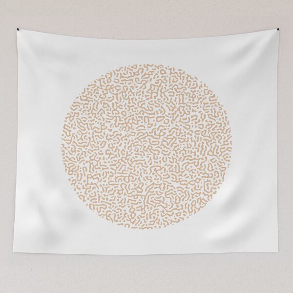 Item preview, Abstract Turing Pattern Pufferfish Apricot designed and sold by FunnyFeelingStudio.