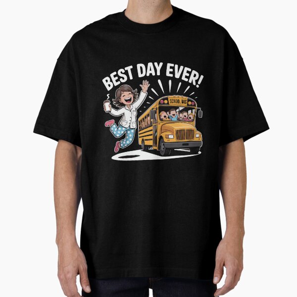 Item preview, Funny Back to School Mom T-Shirt | Best Day Ever | Mom Life Humor designed and sold by Uglyandcute.