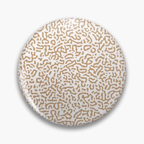 Item preview, Abstract Turing Pattern Puffer Fish Light Brown designed and sold by FunnyFeelingStudio.
