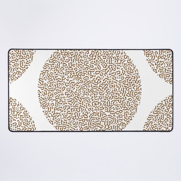 Item preview, Abstract Turing Pattern Puffer Fish Brown designed and sold by FunnyFeelingStudio.