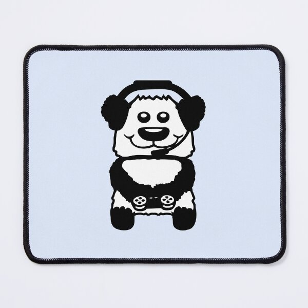 Item preview, Panda Bear Gamer Headset Voice Chat PC Gaming Console designed and sold by shirt-o-mat.