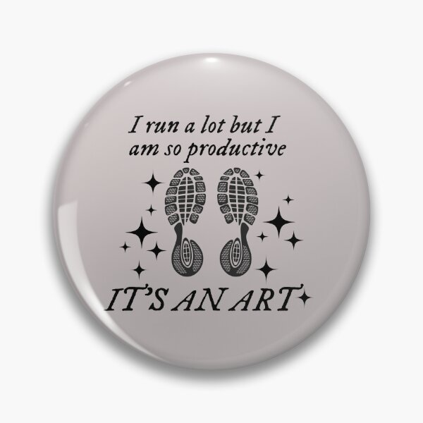 Item preview, I run a lot but I am so productive it's an art designed and sold by erikannegarcia.