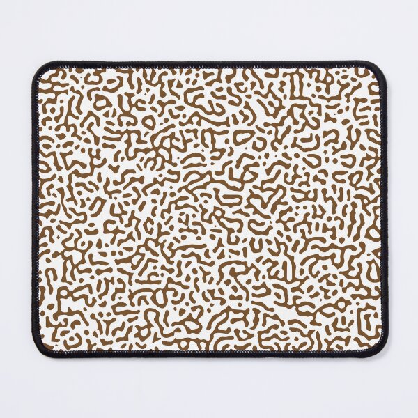 Item preview, Abstract Turing Pattern Puffer Fish Dark Brown designed and sold by FunnyFeelingStudio.