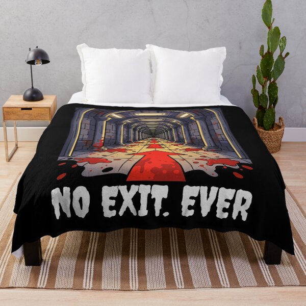 Item preview, NO EXIT. EVER - HALLOWEEN designed and sold by KEF Custom.
