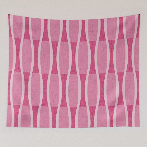 Item preview, Retro Pin Stripes Pink 634 designed and sold by tonymagnerart.