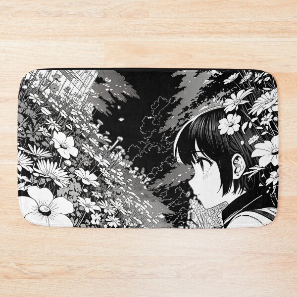 Item preview, Blooming Elegance - Manga Design designed and sold by MangaVersePrint.