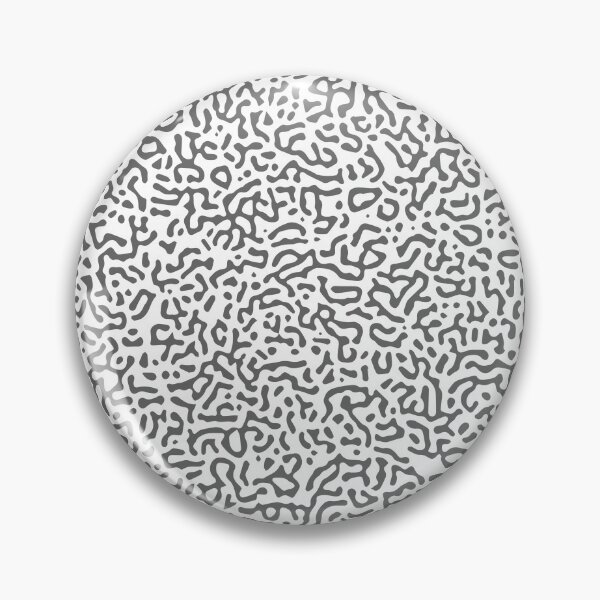 Item preview, Abstract Turing Pattern Puffer Fish Grey designed and sold by FunnyFeelingStudio.