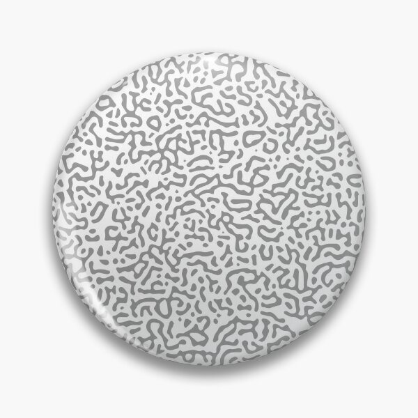 Item preview, Abstract Turing Pattern Puffer Fish Light Grey designed and sold by FunnyFeelingStudio.