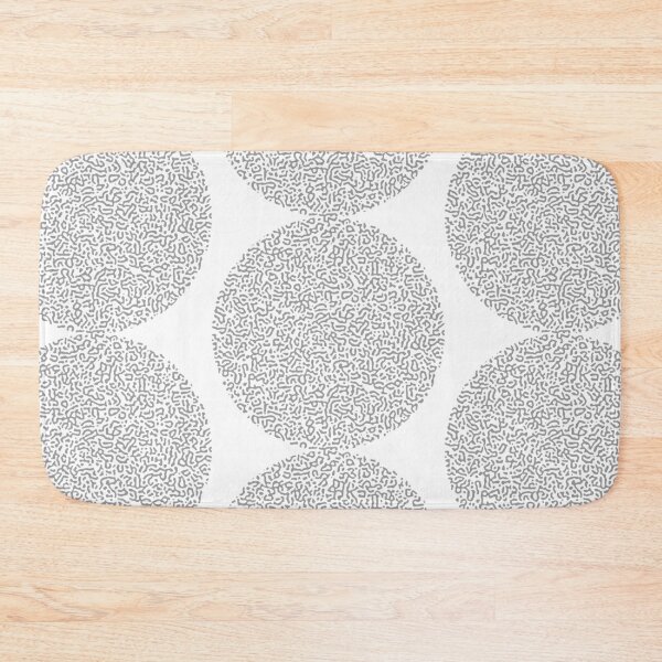 Item preview, Abstract Turing Pattern Puffer Fish Light Grey designed and sold by FunnyFeelingStudio.