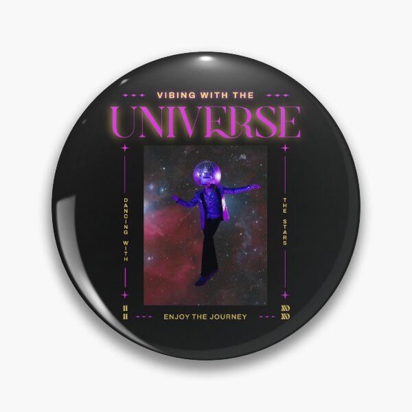 Item preview, Cosmic Dance Vibes – Vibing with the Universe Disco Head Spiritual Galaxy Art designed and sold by AATGShop.