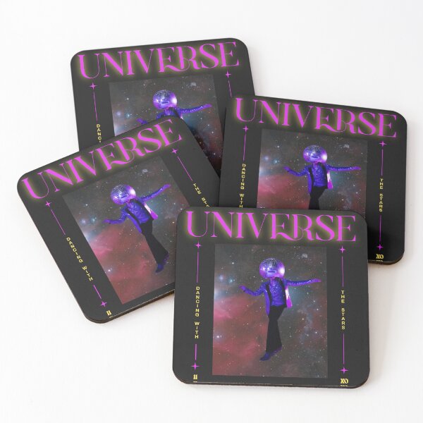 Item preview, Cosmic Dance Vibes – Vibing with the Universe Disco Head Spiritual Galaxy Art designed and sold by AATGShop.
