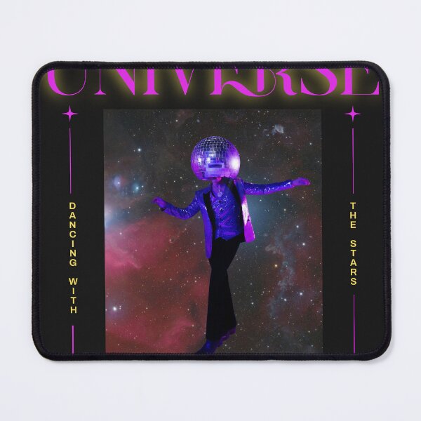 Item preview, Cosmic Dance Vibes – Vibing with the Universe Disco Head Spiritual Galaxy Art designed and sold by AATGShop.