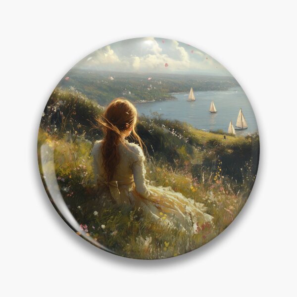Item preview, Ghibli Style Enjoying The Valley_02 designed and sold by Man-Made-Art.