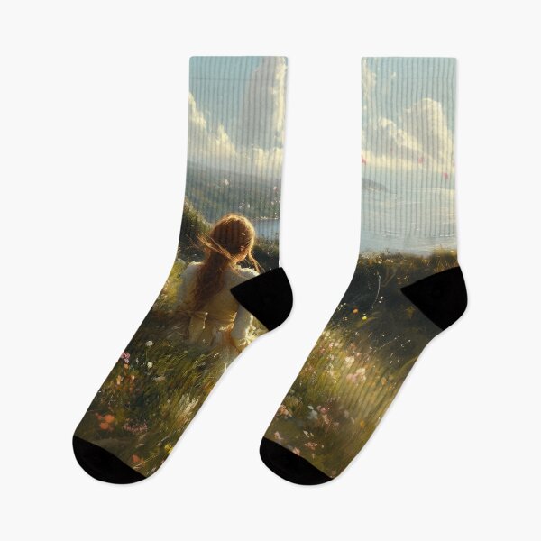 Item preview, Ghibli Style Enjoying The Valley_02 designed and sold by Man-Made-Art.