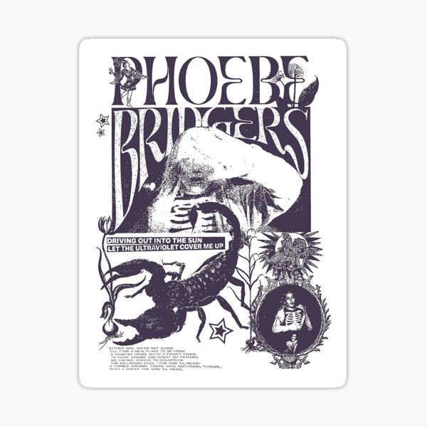 Vista previa del artículo con la obra «Phoebe Bridgers», diseñado y vendido por kaprien.