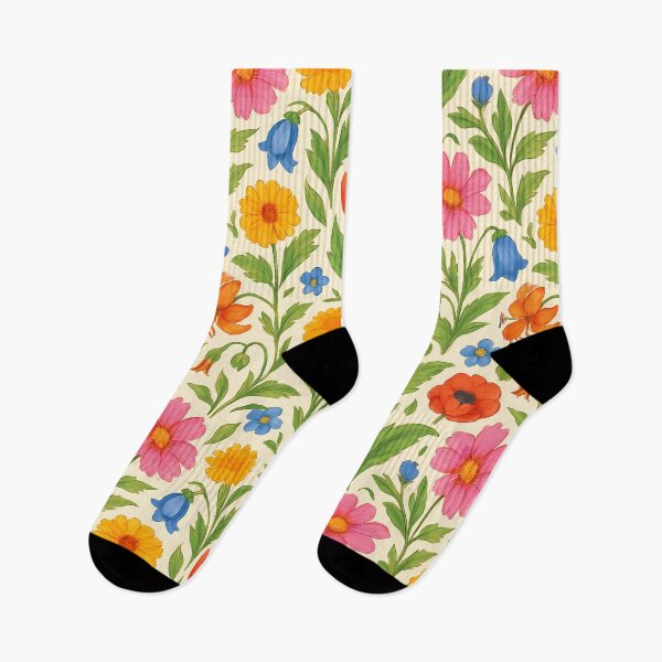 Item preview, Medieval floral print with vintage tapestry vibes designed and sold by Dragonlit.