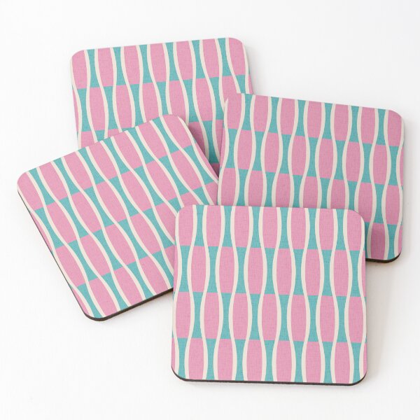 Item preview, Retro Pin Stripes Pink & Blue 635 designed and sold by tonymagnerart.