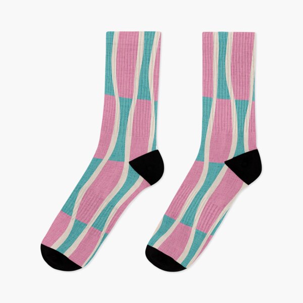 Item preview, Retro Pin Stripes Pink & Blue 635 designed and sold by tonymagnerart.