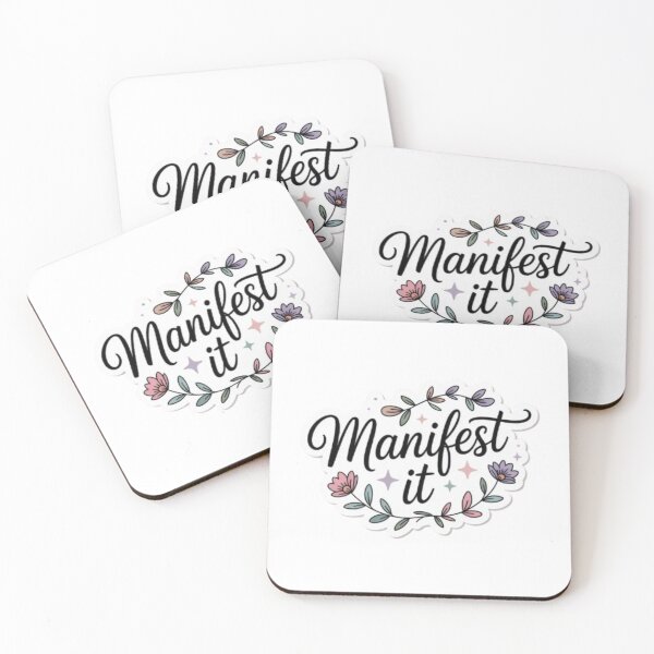 Item preview, " manifest it " affirmative qoute design for girlies. designed and sold by flutterfinds.