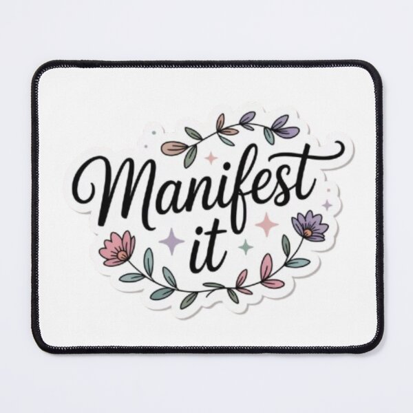 Item preview, " manifest it " affirmative qoute design for girlies. designed and sold by flutterfinds.