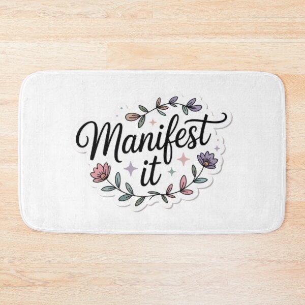 Item preview, " manifest it " affirmative qoute design for girlies. designed and sold by flutterfinds.