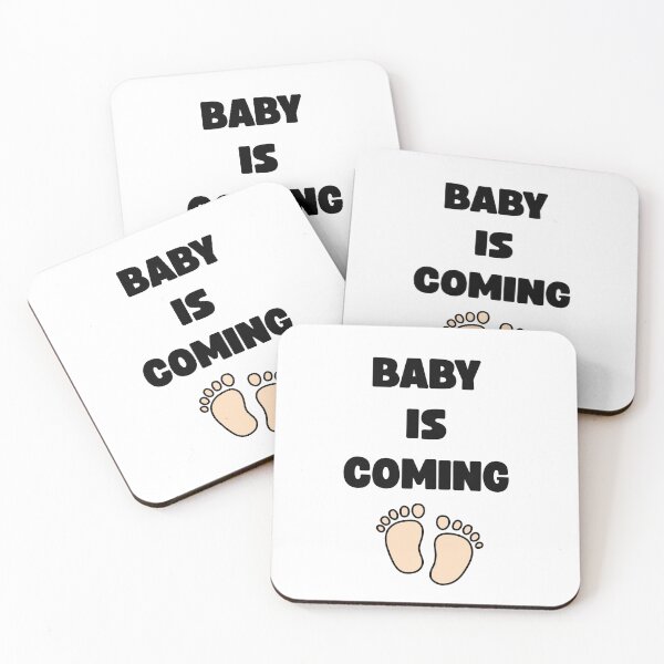Item preview, Baby Is Coming – Cute Pregnancy Announcement Design designed and sold by kstheladesigns.
