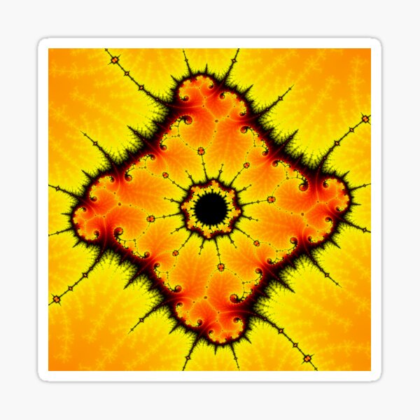 Item preview, A new colorful mandala on the edge of the Mandelbrot set designed and sold by MSFractal.