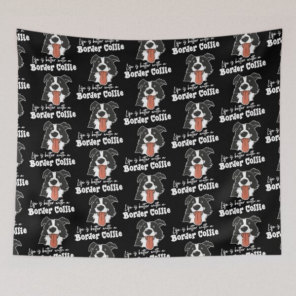 Item preview, La vida es mejor con un diseño de Border Collie Opción B designed and sold by MouseDeSigns.
