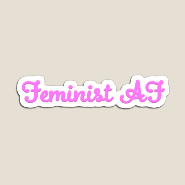 Item preview, Feminist AF - Bubblegum designed and sold by sillyjess.