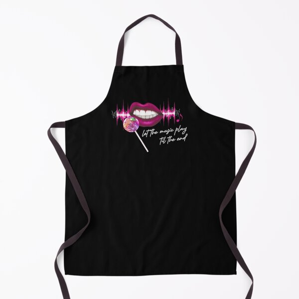 Item preview, Let The Music Play Til The End Pink Lips Mirrorball Lollipop Microphone Trustfall Design Option 2 designed and sold by MouseDeSigns.
