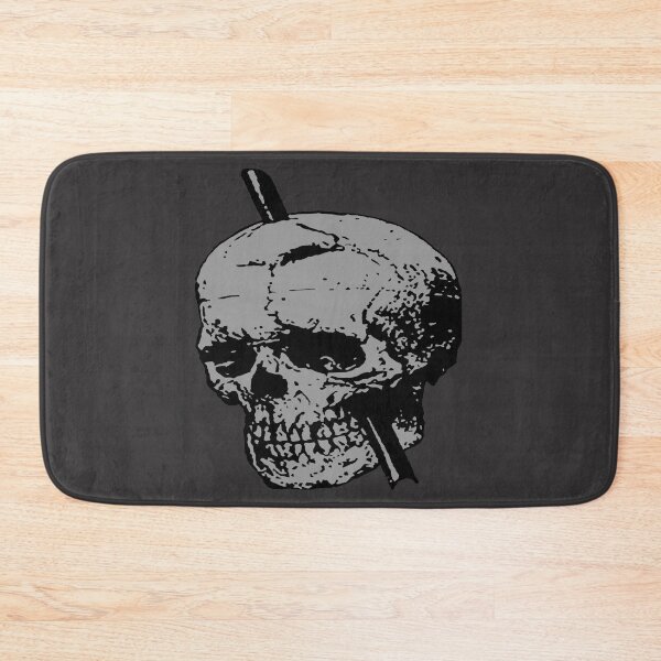 Item preview, Skull Illustration With Tamping Iron Vector Grey designed and sold by taiche.