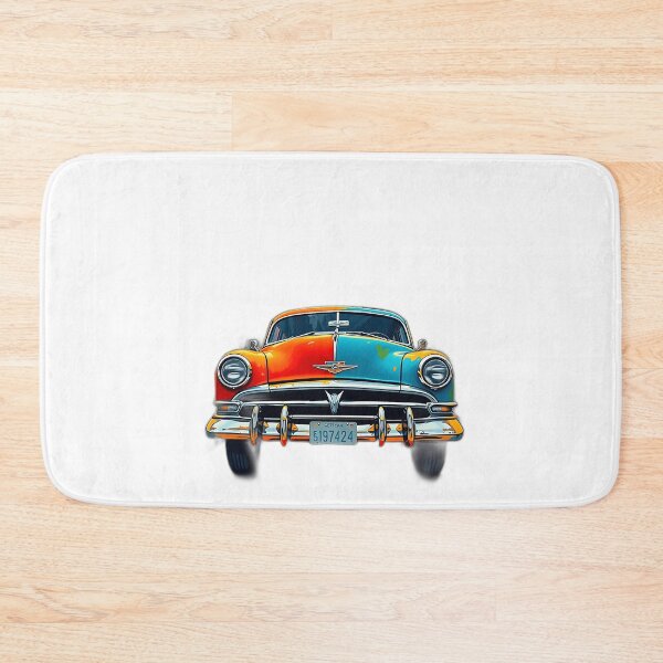 Item preview, Vintage Car with Streetlights Artwork designed and sold by sharon1210.