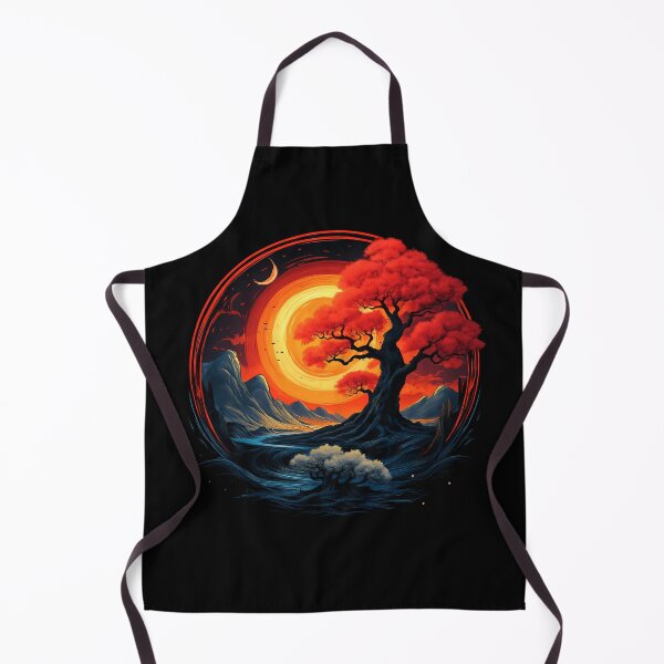 Item preview, Crimson Tree Under Burning Skies designed and sold by Roohoo231.