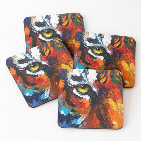 Item preview, tiger face oil paint designed and sold by optimusprime39.