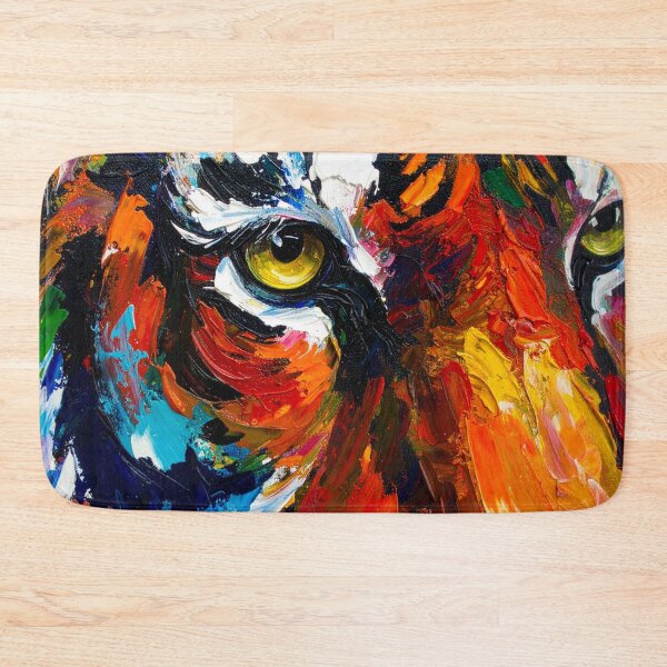 Item preview, tiger face oil paint designed and sold by optimusprime39.