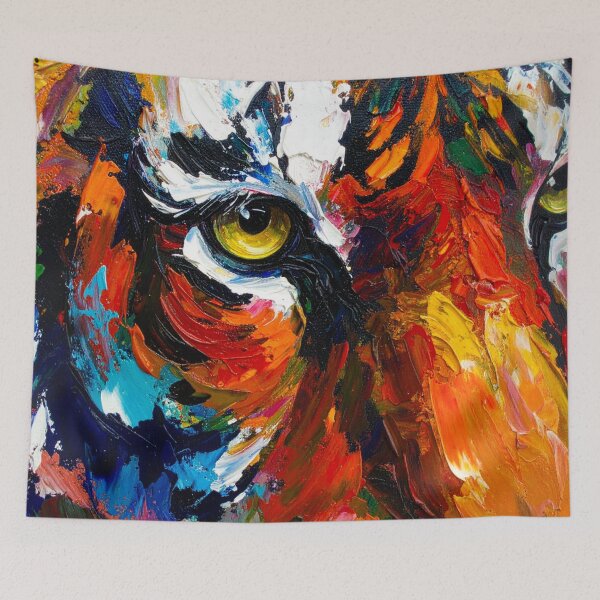 Item preview, tiger face oil paint designed and sold by optimusprime39.