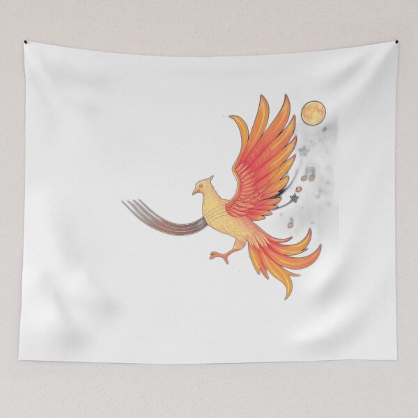 Item preview, Phoenix Harmony with Music Notes designed and sold by sharon1210.