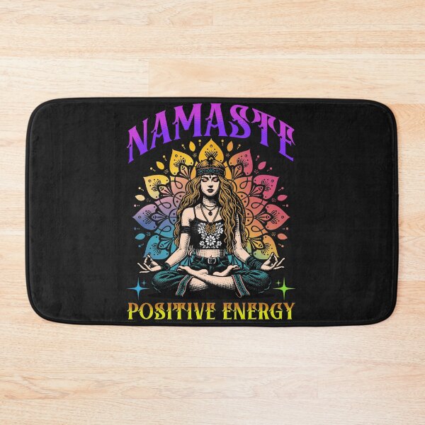 Item preview, Namaste Positive Energy – Chakra Meditation Hippie Vibes Tee designed and sold by AATGShop.