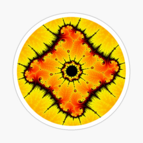 Item preview, A new colorful mandala on the edge of the Mandelbrot set designed and sold by MSFractal.