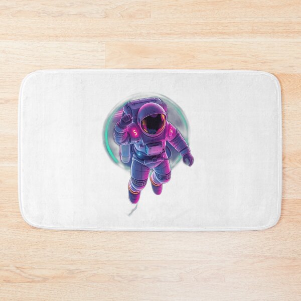 Item preview, Neon Astronaut in Ethereal Landscape designed and sold by sharon1210.