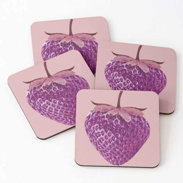 Item preview, Fanny purple strawberry, Hand painted designed and sold by artoriginal.