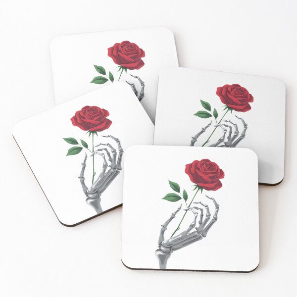 Item preview, Eternal Elegance: Skeleton with Red Rose designed and sold by Skyla007.