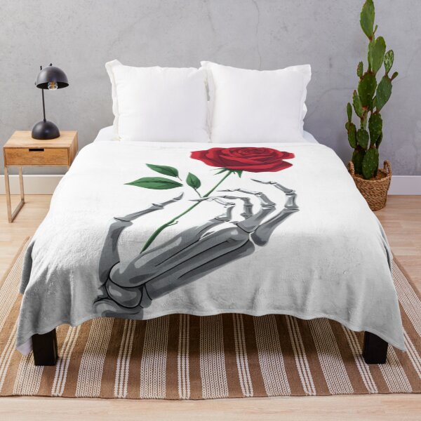 Item preview, Eternal Elegance: Skeleton with Red Rose designed and sold by Skyla007.