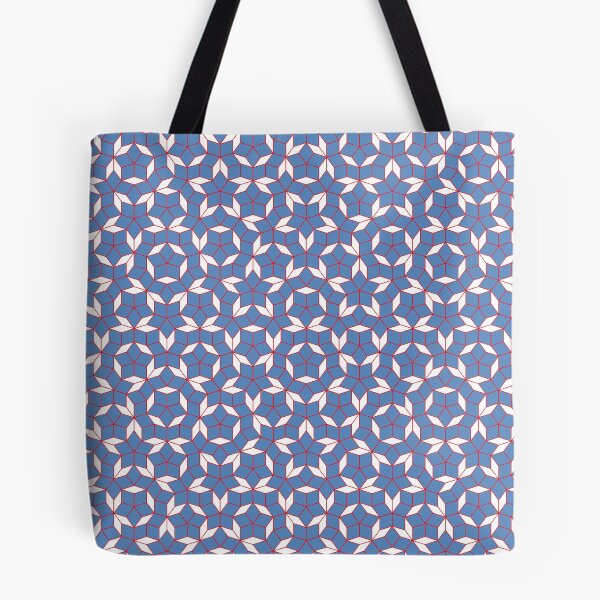 Item preview, Red White and Blue Penrose Tiles  designed and sold by Domovoy Emporium.