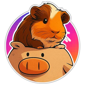 Artwork thumbnail, Guinea Pig Rides the Angry Pig by ProShoper24®