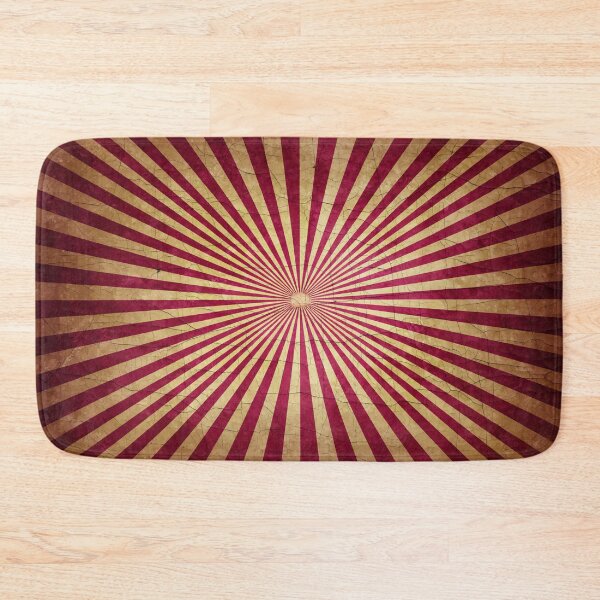 Item preview, Red and Yellow Vintage Sunburst designed and sold by Angry Swan Designs.