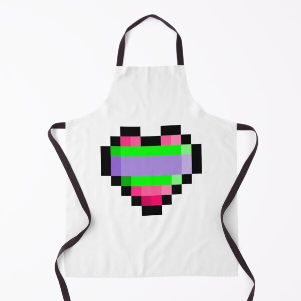 Item preview, Trigender Pixel Heart Pride Flag designed and sold by HarveyHandcraftsandDesigns.