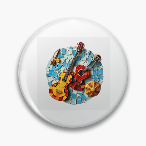 Item preview, Colorful Mosaic Musical Instruments designed and sold by sharon1210.