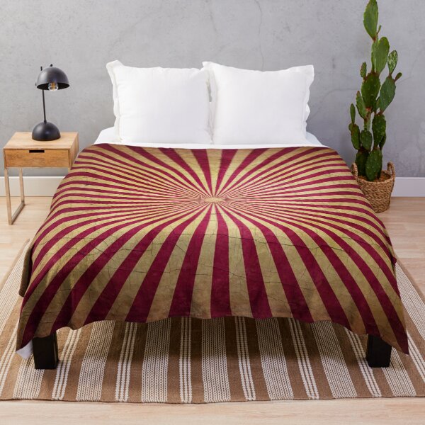 Item preview, Sunburst vintage rojo y amarillo designed and sold by Angry Swan Designs.