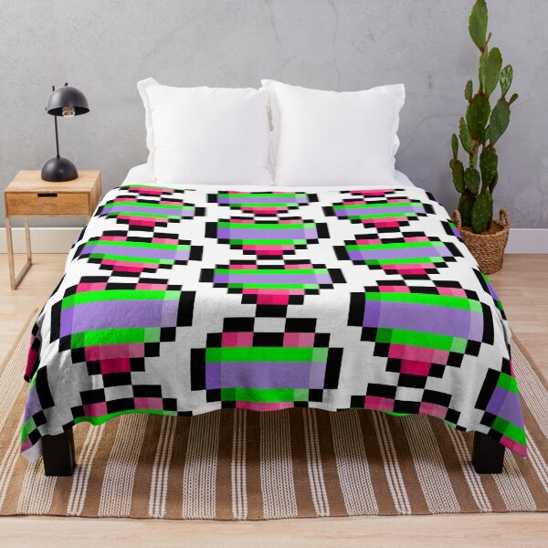Item preview, Trigender Pixel Heart Pride Flag designed and sold by HarveyHandcraftsandDesigns.